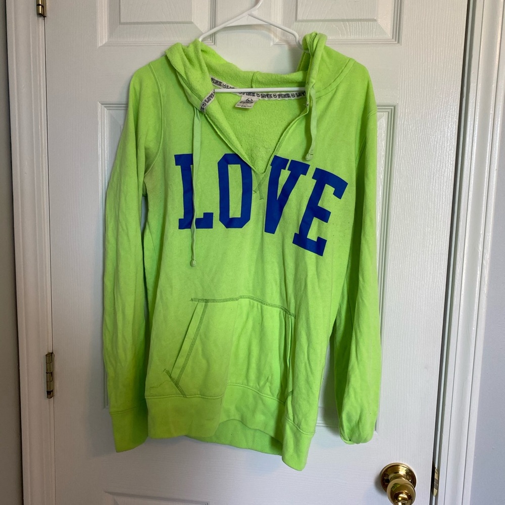 PINK brand sweatshirt.